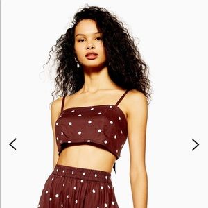 Topshop Spot Print Bralet
